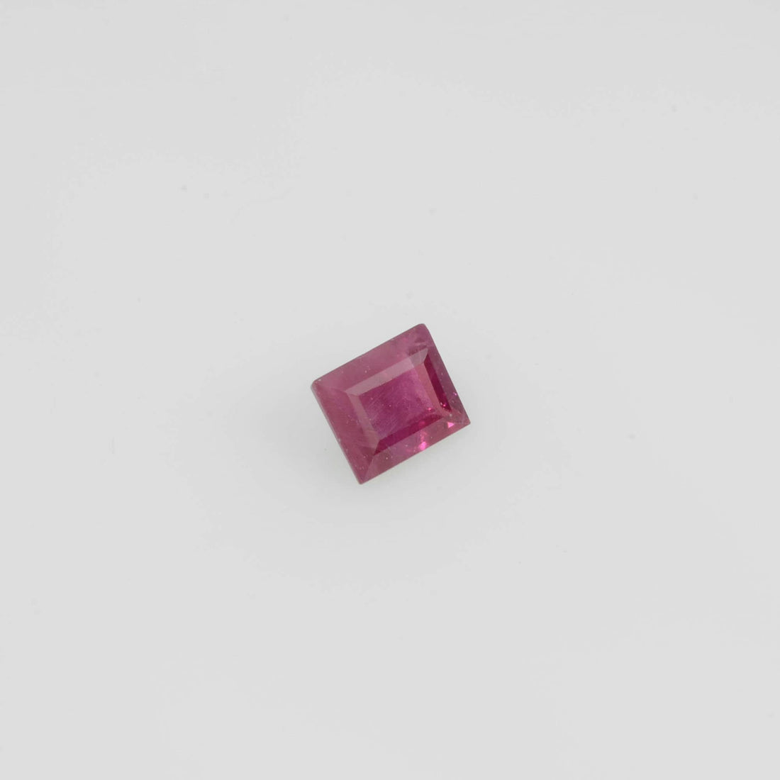 4.5x3.5 mm Natural Burma Ruby Loose Gemstone Long Square Cut