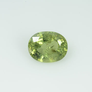 2.38 Cts Natural Green Sapphire Loose Gemstone Oval Cut