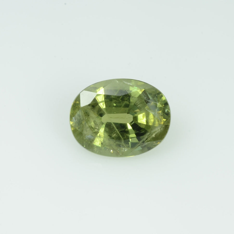 2.36 Cts Natural Green Sapphire Loose Gemstone Oval Cut