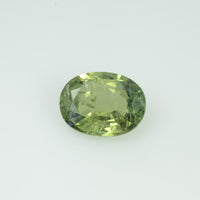 2.14 Cts Natural Green Sapphire Loose Gemstone Oval Cut