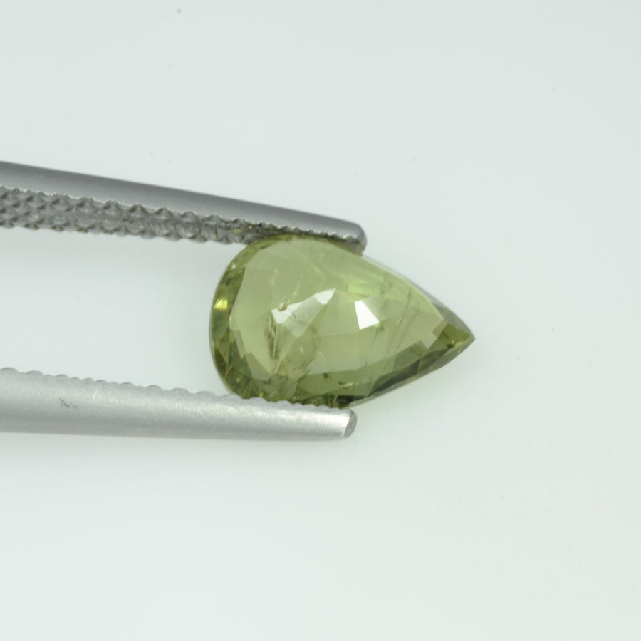 1.53 Cts Natural Green Sapphire Loose Gemstone Oval Cut