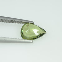 1.40 Cts Natural Green Sapphire Loose Gemstone Oval Cut