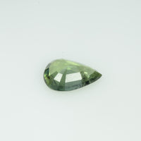 1.36 Cts Natural Green Sapphire Loose Gemstone Oval Cut
