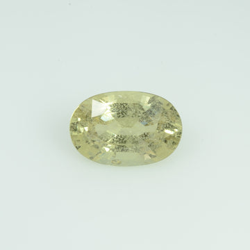 2.10 Cts Natural Yellow Sapphire Loose Gemstone Oval Cut