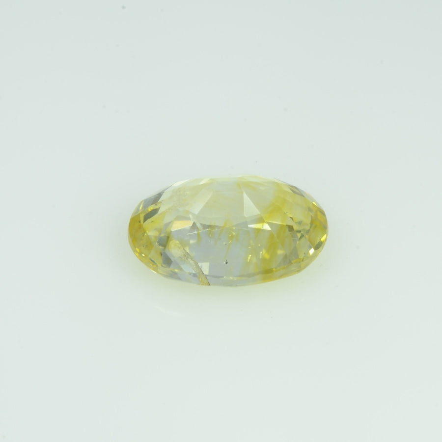2.58 Cts Natural Yellow Sapphire Loose Gemstone Oval Cut