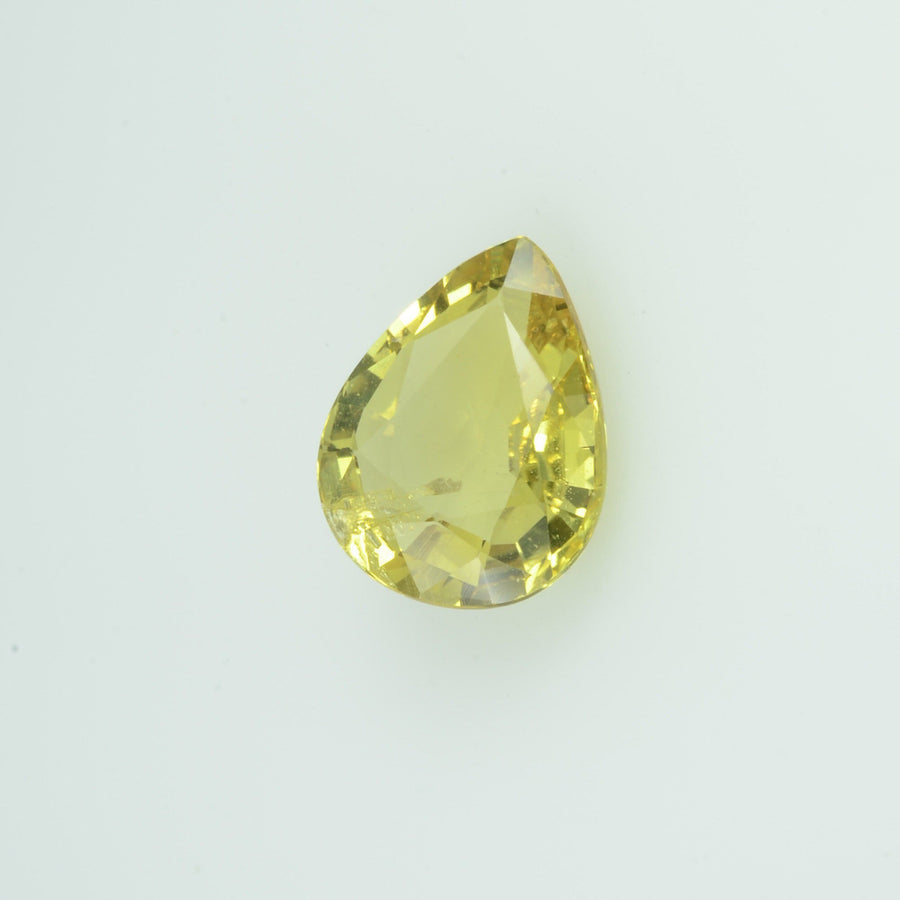 1.65 Cts Natural Yellow Sapphire Loose Gemstone Pear Cut