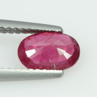 0.88 cts Natural Burma Ruby Loose Gemstone Oval Cut