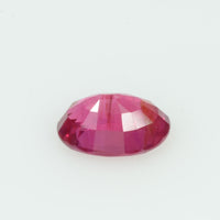 0.73 cts Unheated Natural Burma Ruby Rabbit Eye Red Loose Gemstone Oval Cut Certified