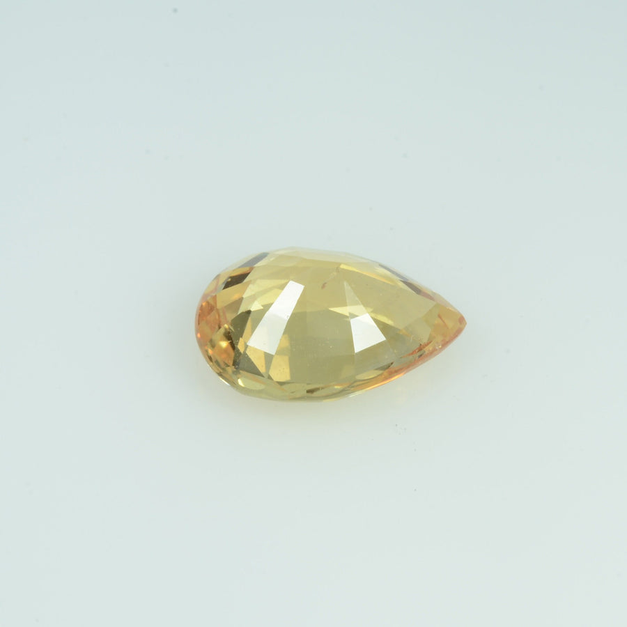 1.96 Cts Natural Golden Yellow Sapphire Loose Gemstone Pear Cut