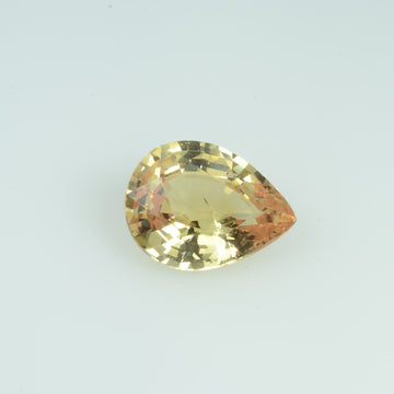 1.96 Cts Natural Golden Yellow Sapphire Loose Gemstone Pear Cut