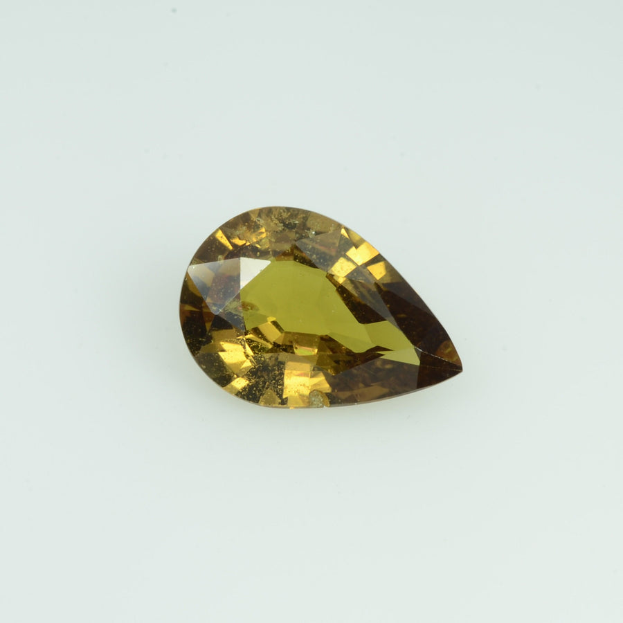 1.69 Cts Natural Fancy Golden Sapphire Loose Gemstone Pear Cut