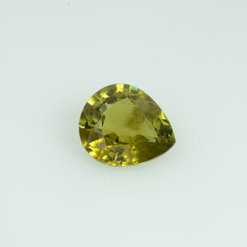 1.60 Cts Natural Fancy Yellow Sapphire Loose Gemstone Pear Cut