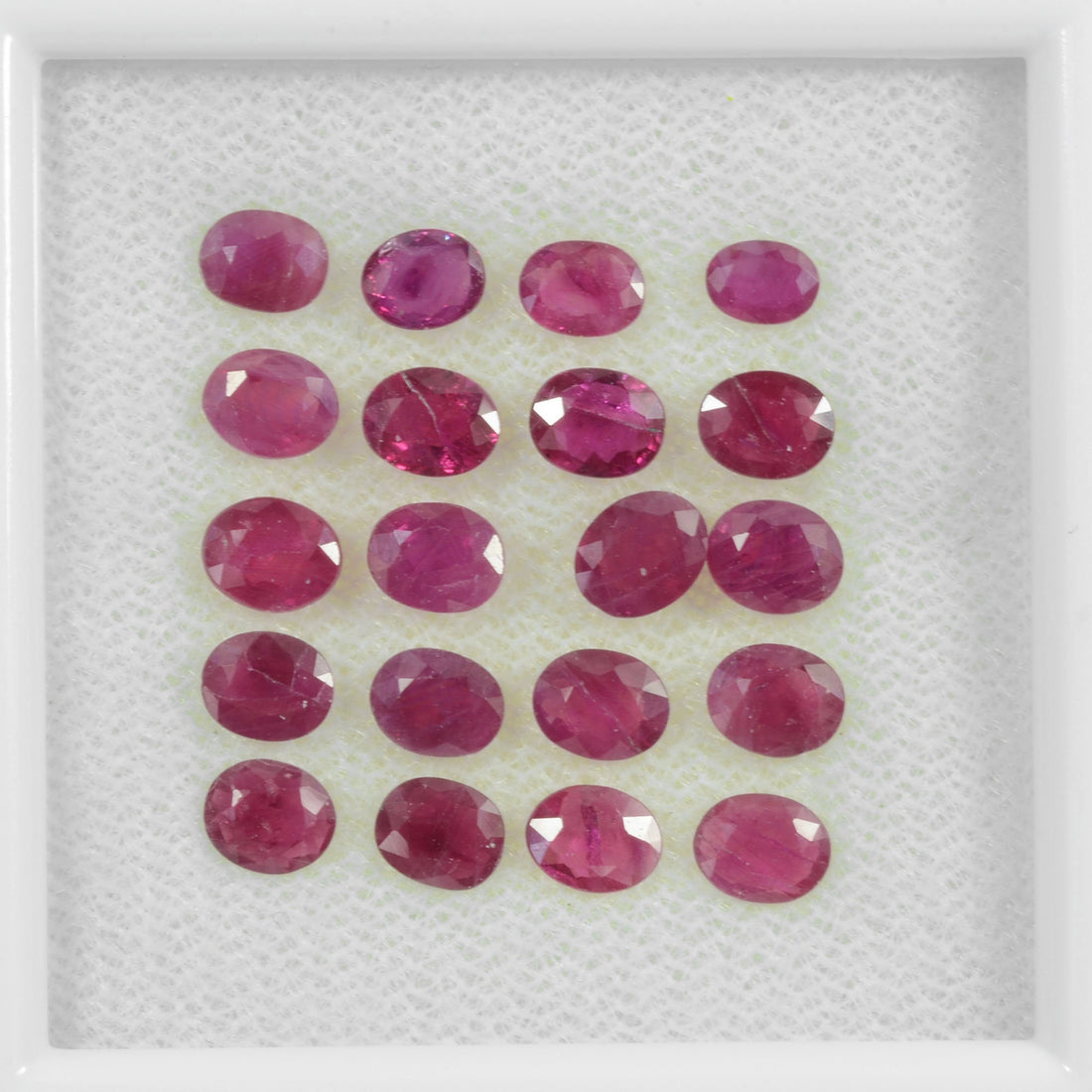 4.5x3.5 MM Natural Ruby Loose Gemstone Oval Cut