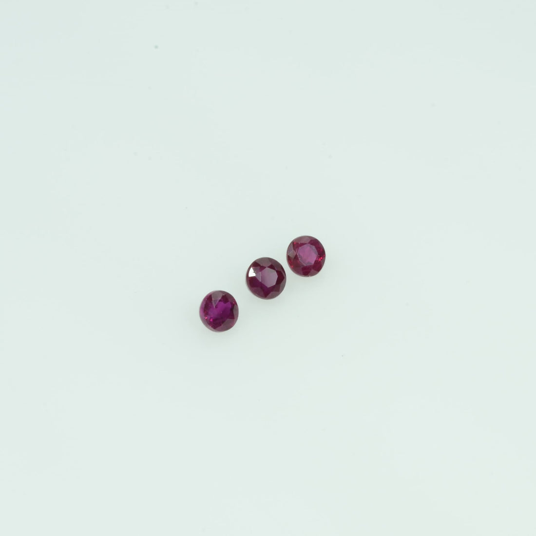 1.2-2.5 mm Natural Ruby Loose Gemstone Round Cut