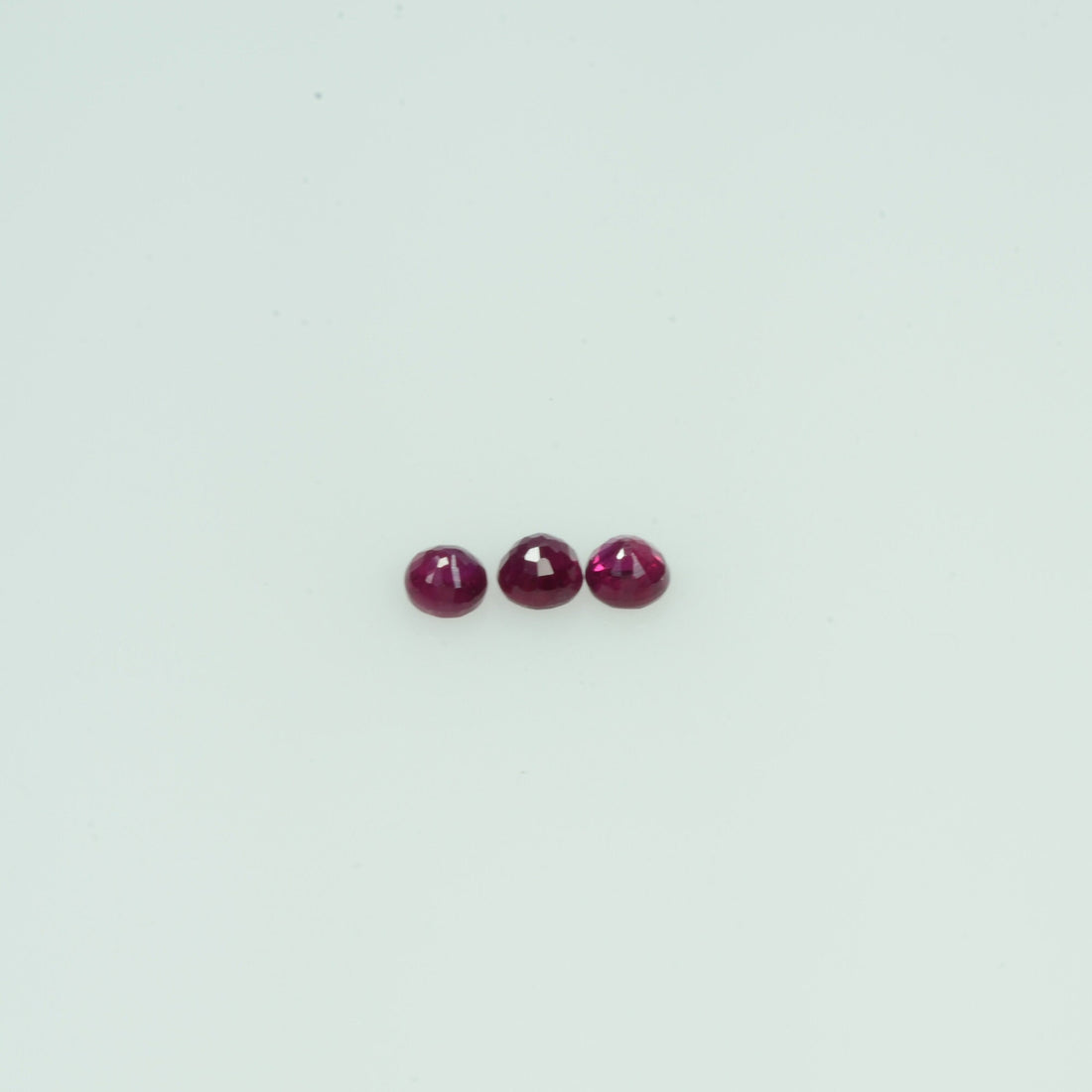 1.2-2.5 mm Natural Ruby Loose Gemstone Round Cut