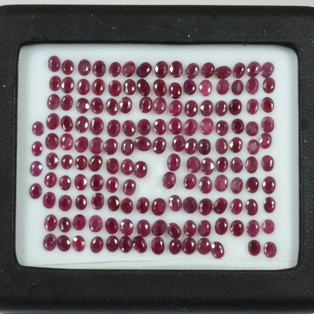 4x3 MM Natural Ruby Loose Gemstone Oval Cut