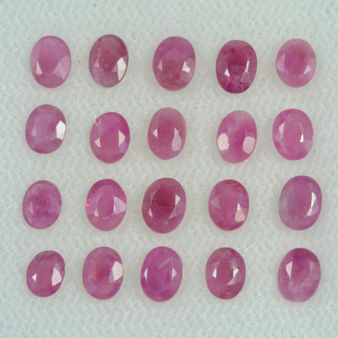4x3 MM Natural Ruby Loose Gemstone Oval Cut