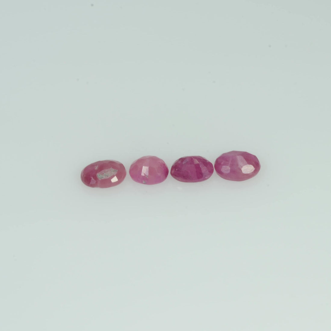 4x3 MM Natural Ruby Loose Gemstone Oval Cut