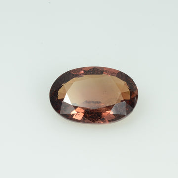 2.57 cts Natural Orange Sapphire Loose Gemstone Oval Cut Certified