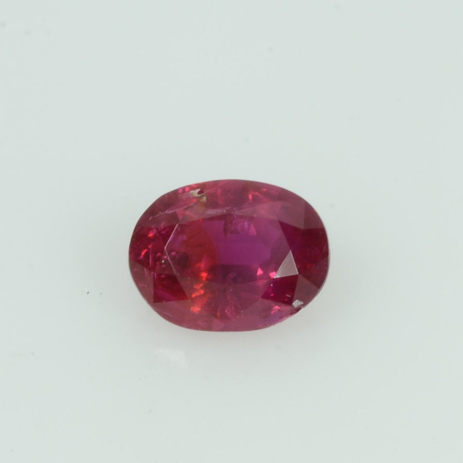 0.47 Cts Natural Burma Ruby Loose Gemstone Oval Cut