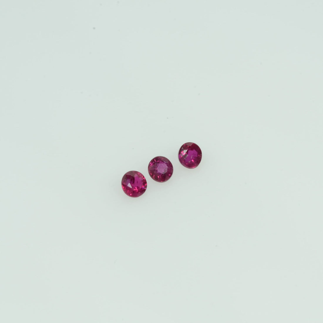 1.4-2.8 mm Natural Ruby Loose Gemstone Round Cut