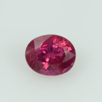 0.84 Cts Natural Vietnam Ruby Loose Gemstone Oval Cut