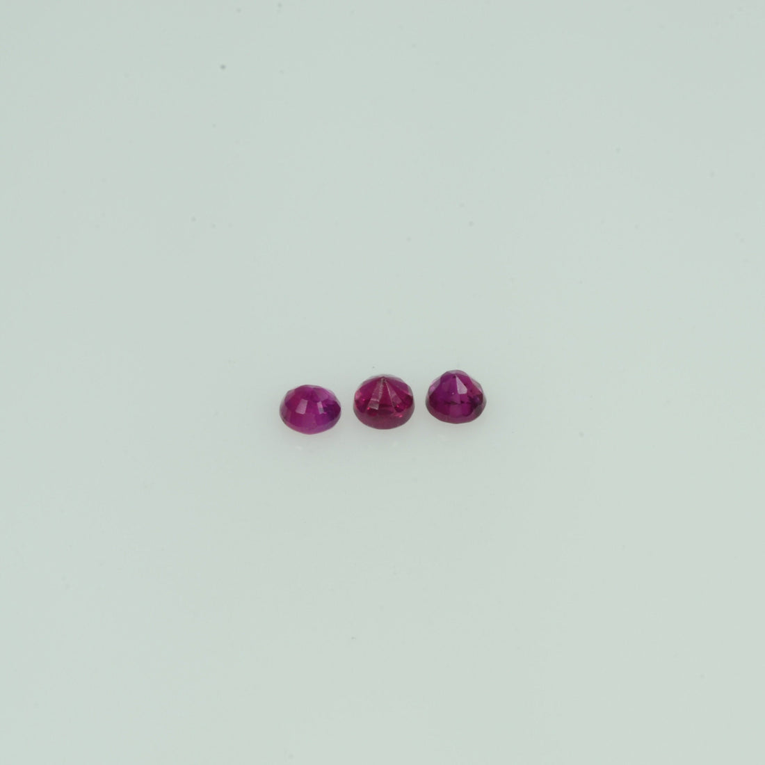 1.4-2.8 mm Natural Ruby Loose Gemstone Round Cut