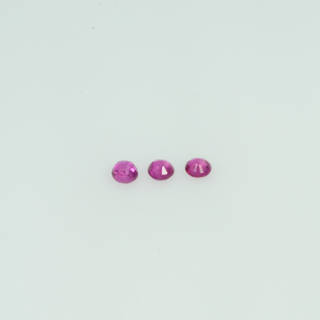 1.4-2.6 mm Natural Ruby Loose Gemstone Round Cut