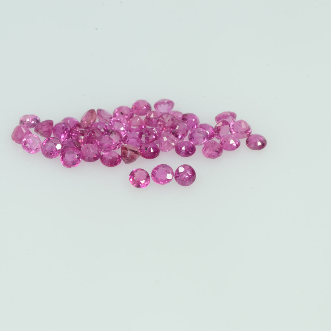 1.1-2.8 mm Natural Ruby Loose Gemstone Round Cut - Thai Gems Export Ltd.