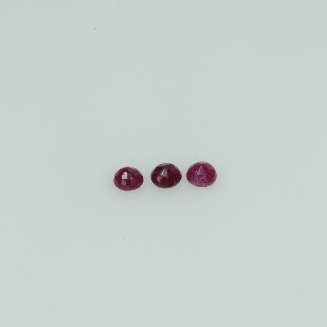 2.1-3.1 mm Natural Ruby Loose Gemstone Round Cut