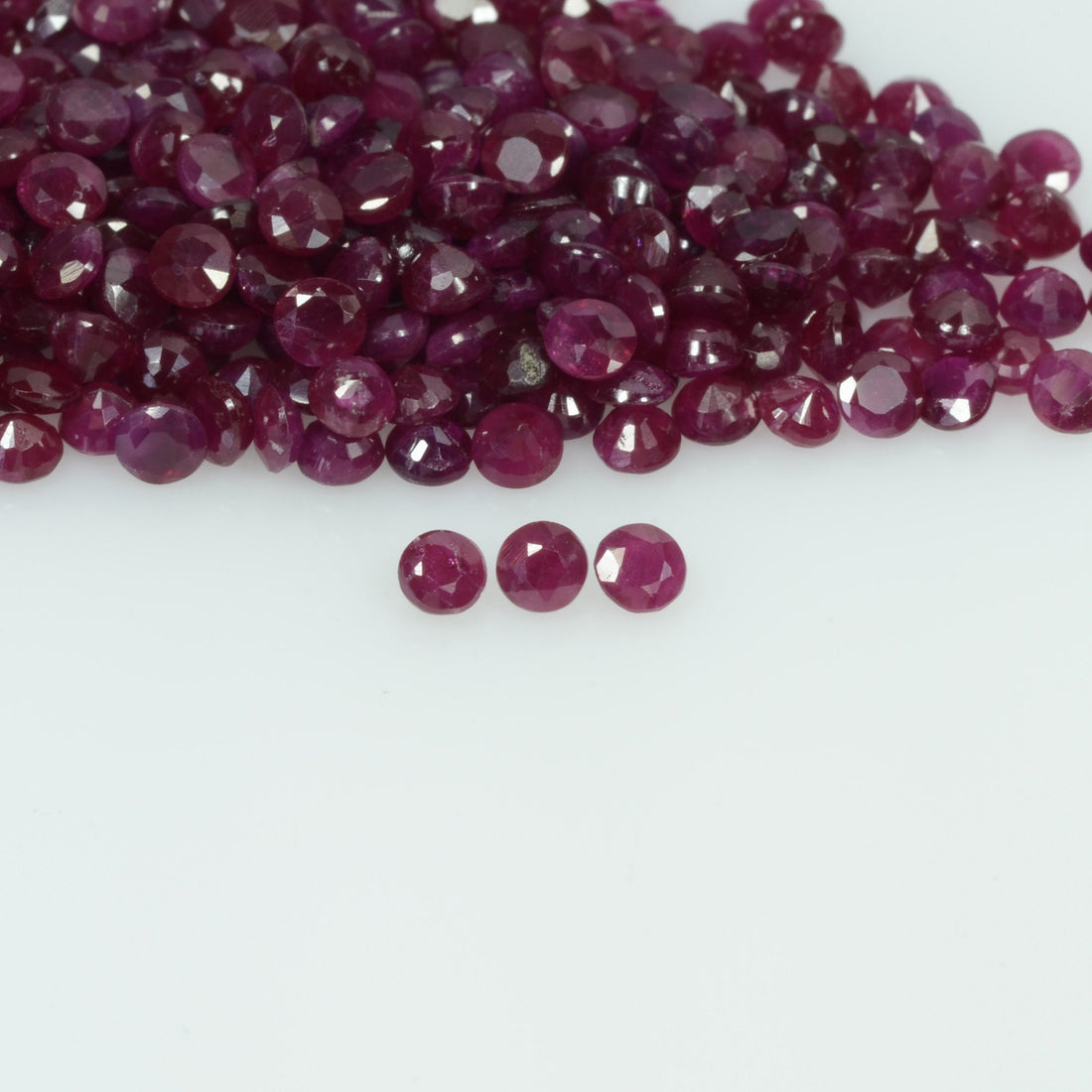 2.1-3.1 mm Natural Ruby Loose Gemstone Round Cut