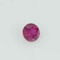 3.6 mm Natural Vietnam Ruby Loose Gemstone Round Cut