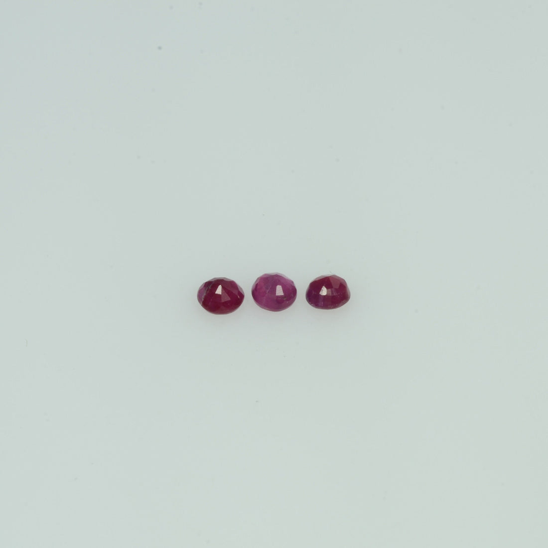 1.9-3.2 mm Natural Ruby Loose Gemstone Round Cut
