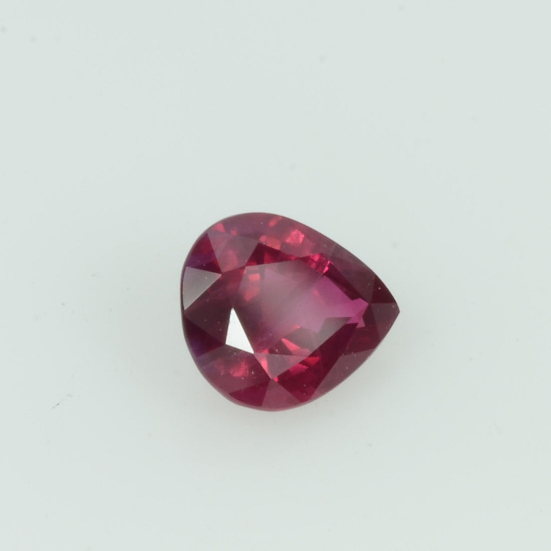 0.42 cts Natural Vietnam Ruby Loose Gemstone Pear Cut