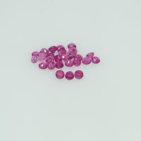 1.4-3.1 mm Lots Natural Ruby Loose Gemstone Round Cut