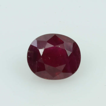 1.08 Cts Natural Burma Ruby Loose Gemstone Oval Cut