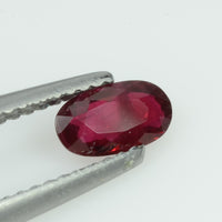 0.51 Cts Natural Burma Ruby Loose Gemstone Oval Cut