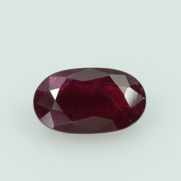 0.79 Cts Natural Burma Ruby Loose Gemstone Oval Cut