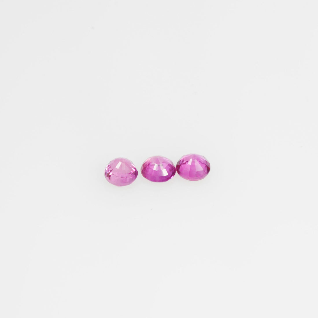 1.8-3.9 mm Natural Ruby Loose Gemstone Round Cut