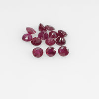 1.8-3.7 mm Natural Ruby Loose Gemstone Round Cut