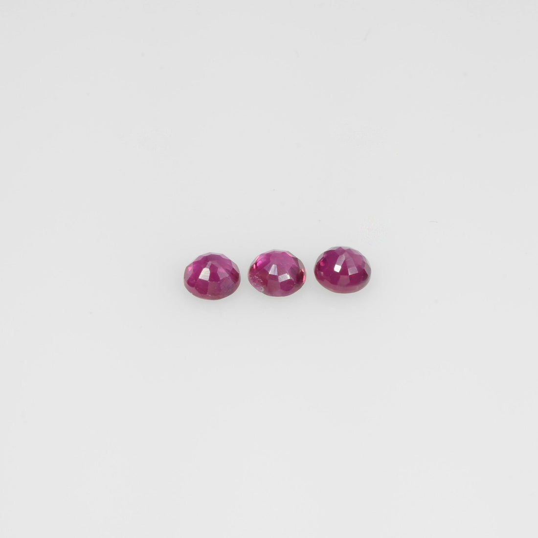 2.8-3.6 mm Natural Ruby Loose Gemstone Round Cut