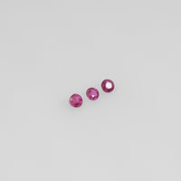 1.6-2.6 mm Natural Ruby Loose Gemstone Round Cut