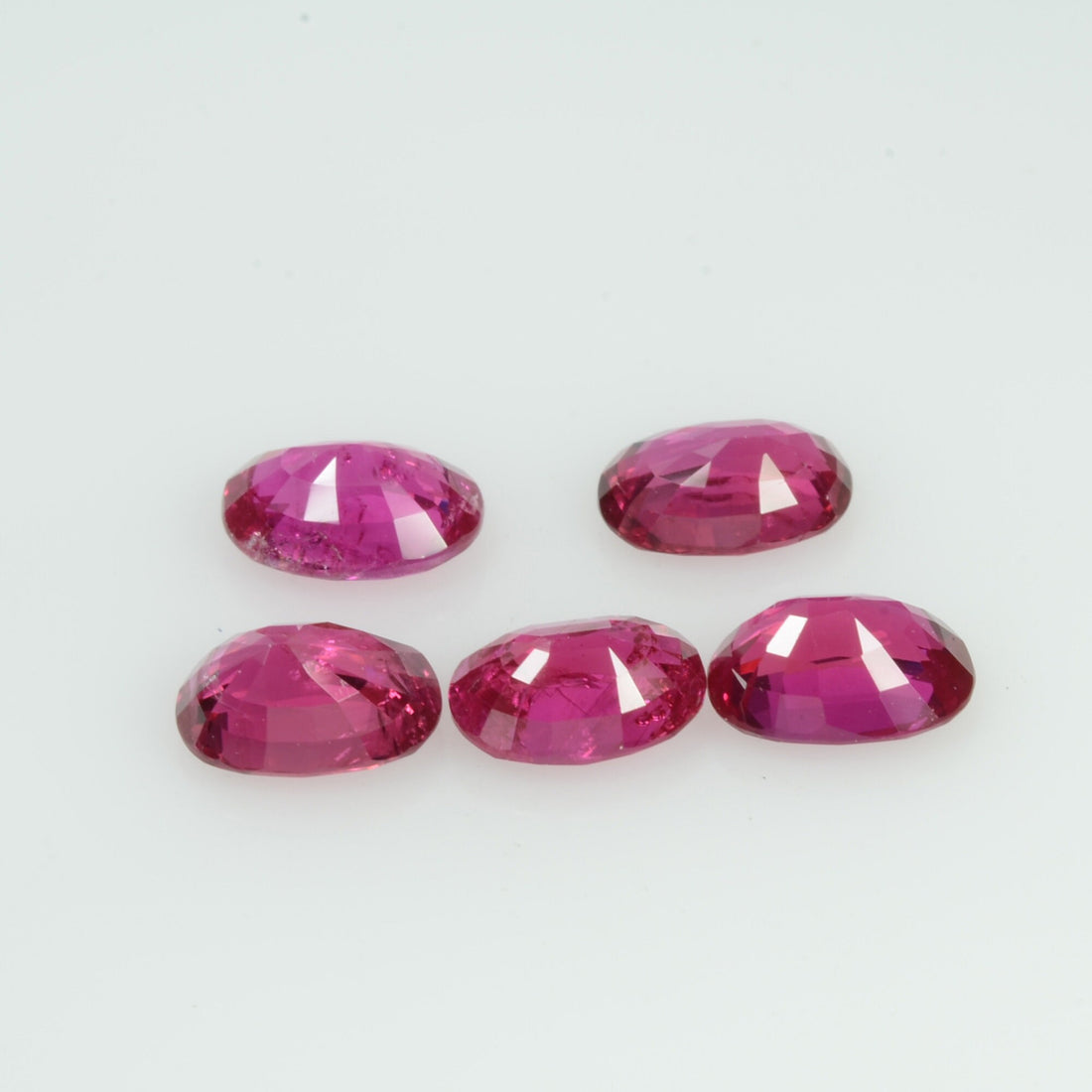 6x4 mm Natural Burma Ruby Loose Gemstone Oval Cut