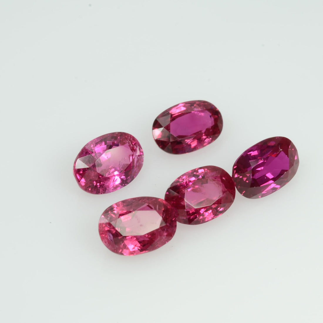 6x4 mm Natural Burma Ruby Loose Gemstone Oval Cut