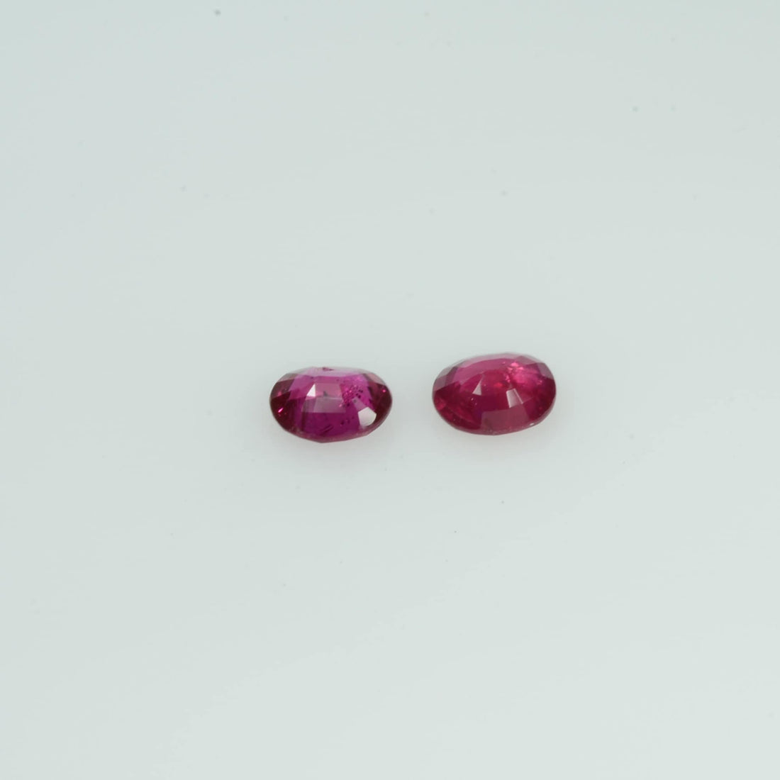 4x3 mm Natural Burma Ruby Loose Gemstone Oval Cut