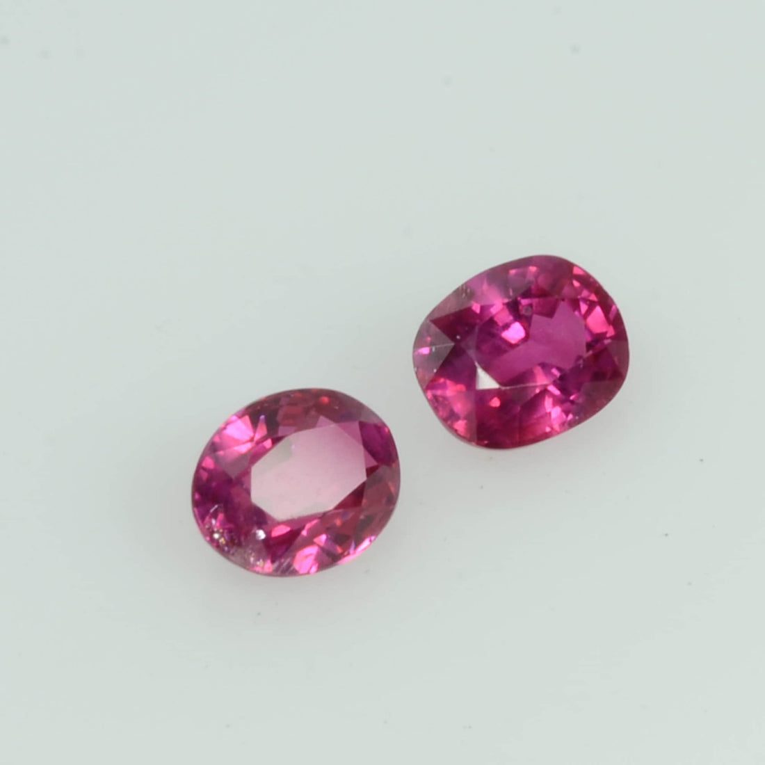 4x3 mm Natural Burma Ruby Loose Gemstone Oval Cut