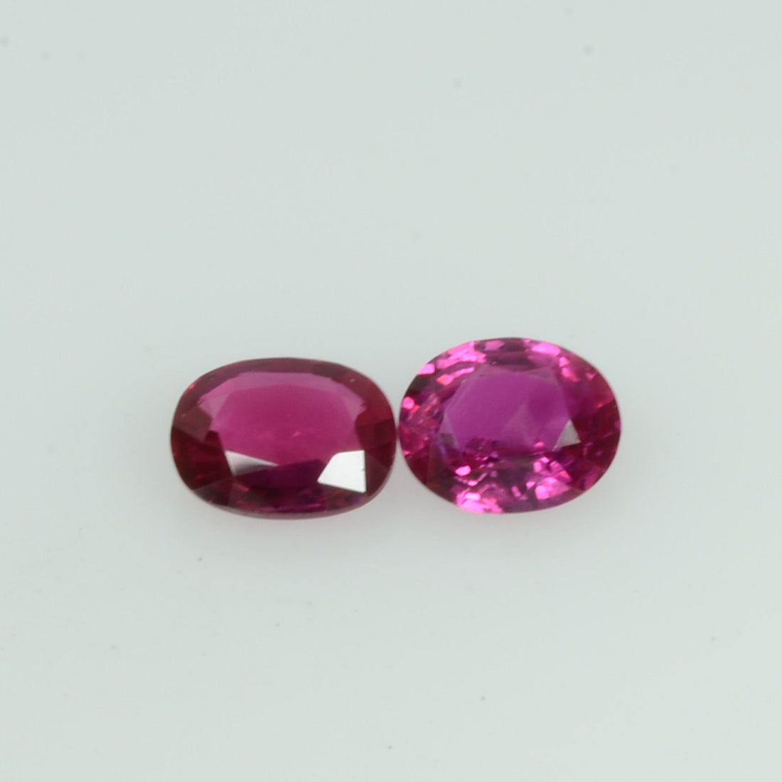 4x3 mm Natural Burma Ruby Loose Gemstone Oval Cut