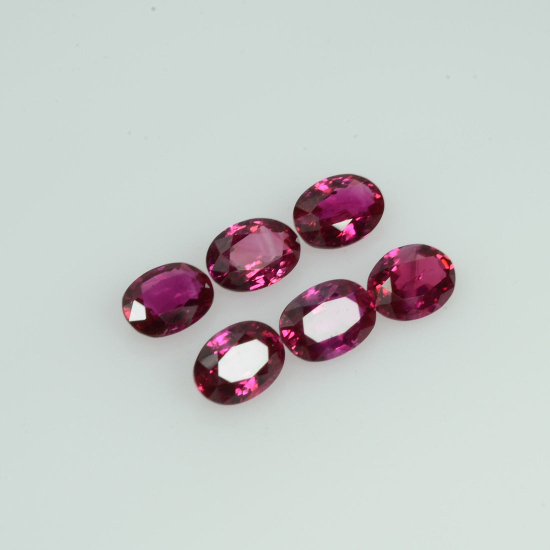 4.5x3 mm Natural Burma Ruby Loose Gemstone Oval Cut