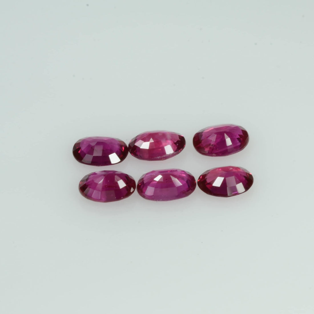 4.5x3 mm Natural Burma Ruby Loose Gemstone Oval Cut