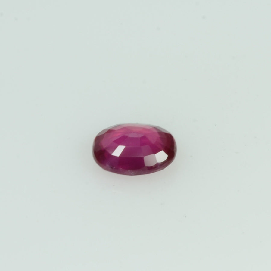 4.5x3 mm Natural Burma Ruby Loose Gemstone Oval Cut